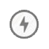 Icon of lightning bolt in a circle
