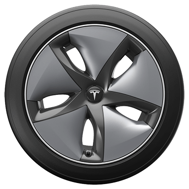 Tesla 18" Aero wheel.